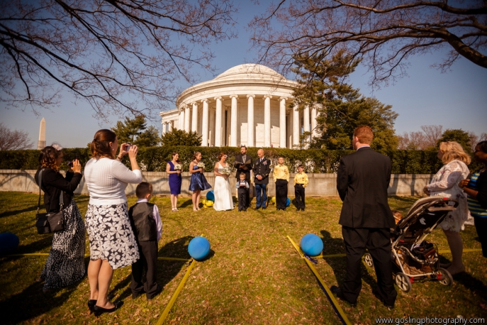 Jefferson Memorial Wedding Ceremony Officiant, Washington DC